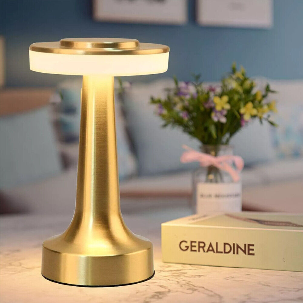 NOVA Golden LED Desk Lamp with Touch Sensor