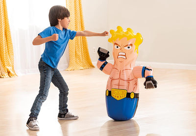 INTEX 3D Fighter Bop Bag – Inflatable Punching Fun for Kids