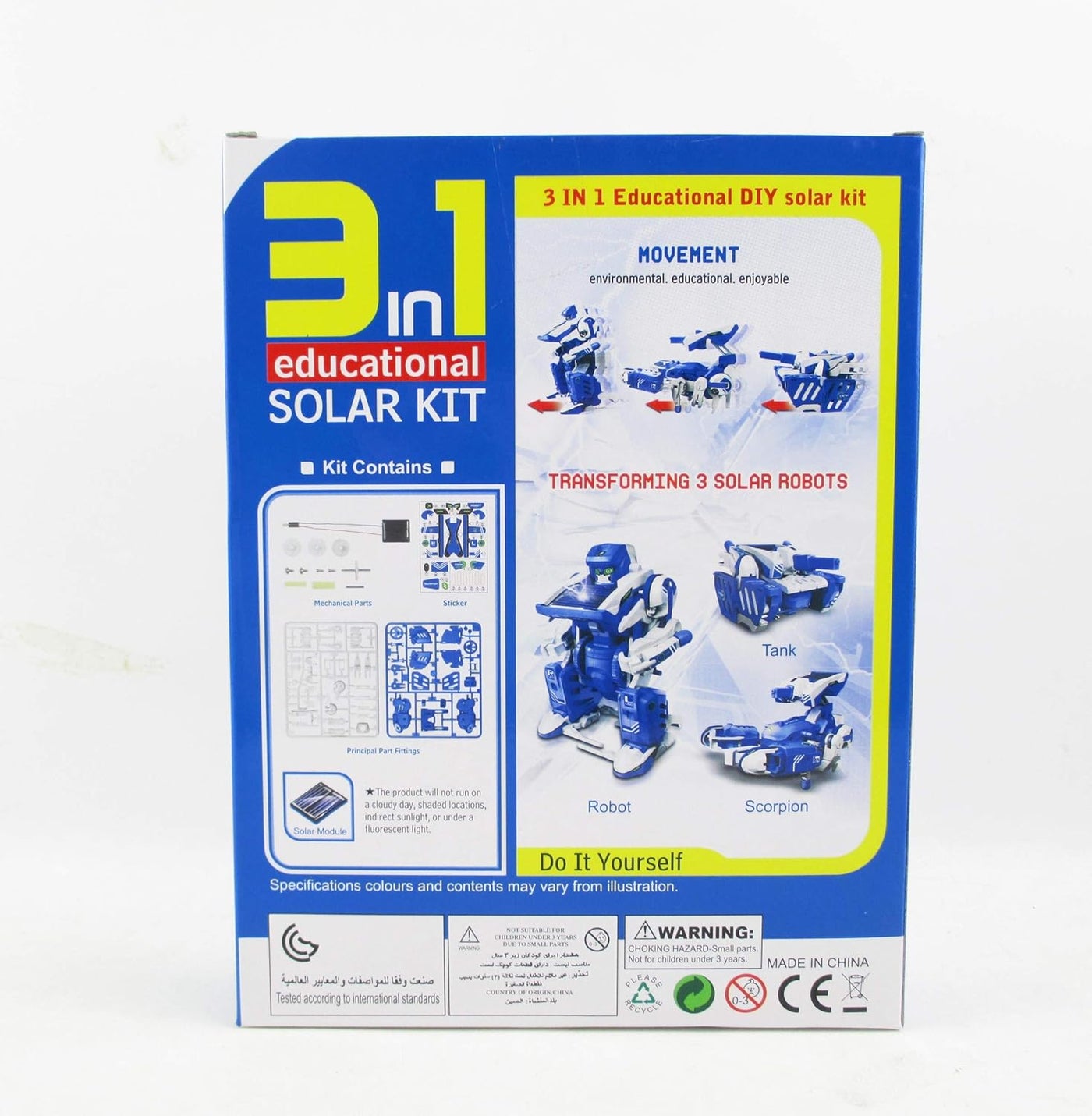 3-in-1 Solar Robot Kit
