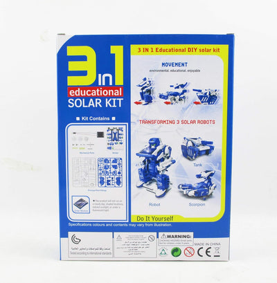 3-in-1 Solar Robot Kit