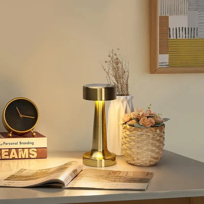 VERDE  Golden LED Desk Lamp with Touch Sensor