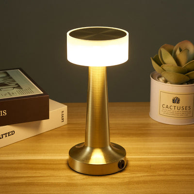 NOIRE Golden LED Desk Lamp with Touch Sensor