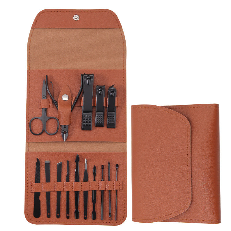 16-Piece Stainless Steel Nail Clipper & Manicure Set