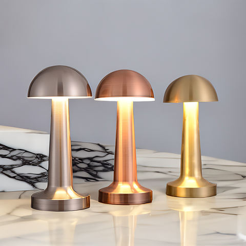 DOME Golden LED Desk Lamp with Touch Sensor