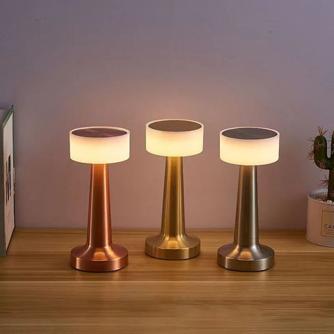 NOIRE Golden LED Desk Lamp with Touch Sensor
