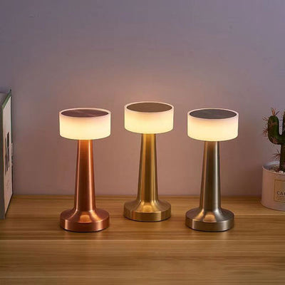 NOIRE Golden LED Desk Lamp with Touch Sensor