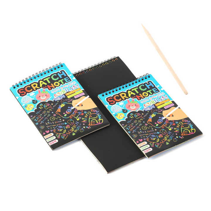 Scratch Art Notebook for Kids – Creative Drawing & Doodling Fun