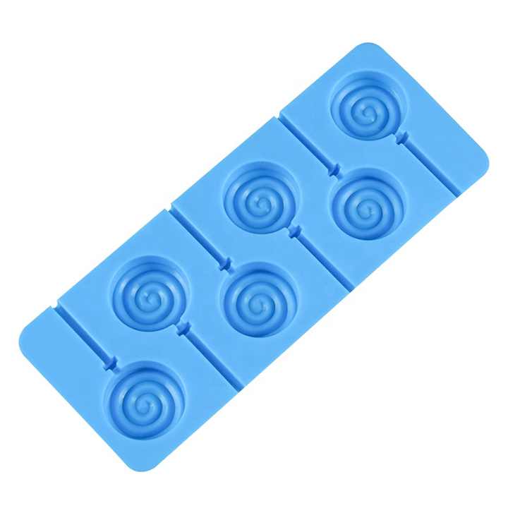 Silicone 6-Cavity Lollipop Mold