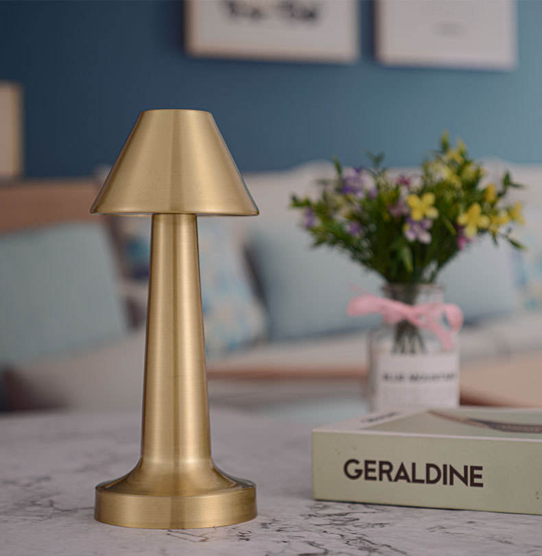 KONE Golden LED Desk Lamp with Touch Sensor