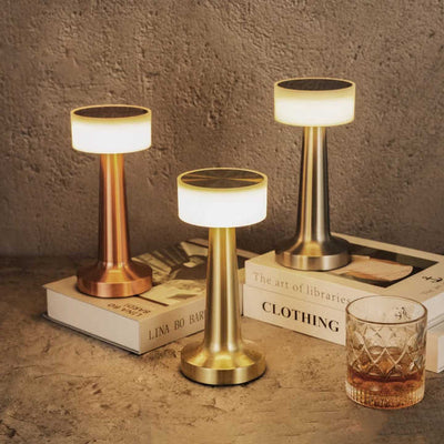 NOIRE Golden LED Desk Lamp with Touch Sensor