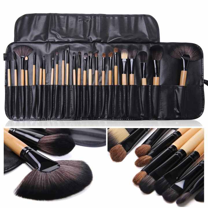 24-Piece Professional Makeup Brush Set