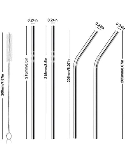 Reusable Stainless Steel Straws