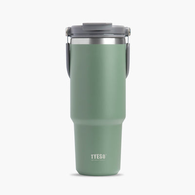 TYESO ROAM Stainless Steel Tumbler with 2-in-1 Lid and Straw
