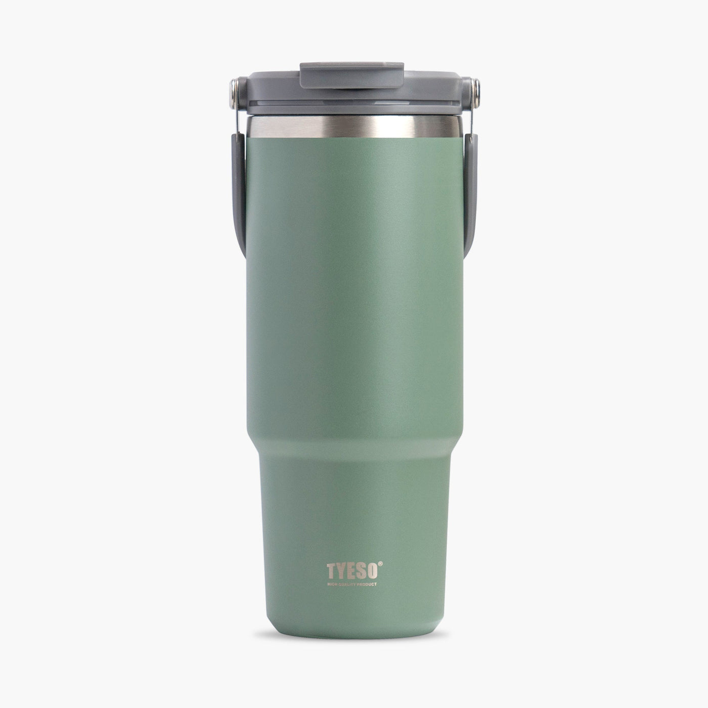 TYESO ROAM Stainless Steel Tumbler with 2-in-1 Lid and Straw