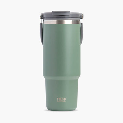 TYESO ROAM Stainless Steel Tumbler with 2-in-1 Lid and Straw
