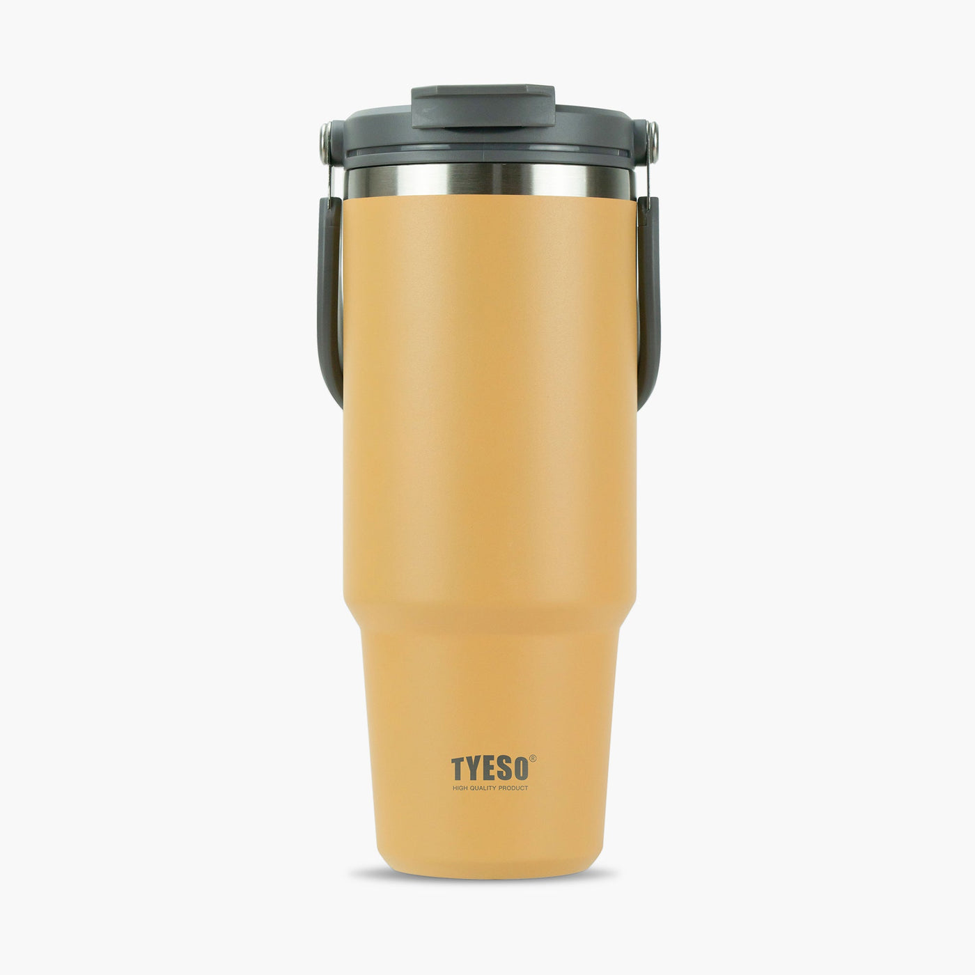 TYESO ROAM Stainless Steel Tumbler with 2-in-1 Lid and Straw