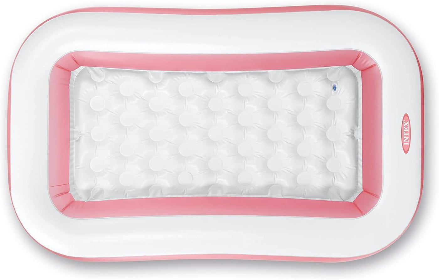 INTEX Rectangular Kiddie Pool – 65" x 39" x 10" (Pink)