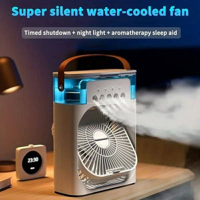 Portable Mini Electric Fan Air Conditioner & Humidifier