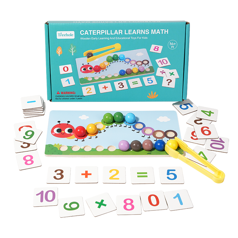 Caterpillar Science Math Early Educational Puzzle