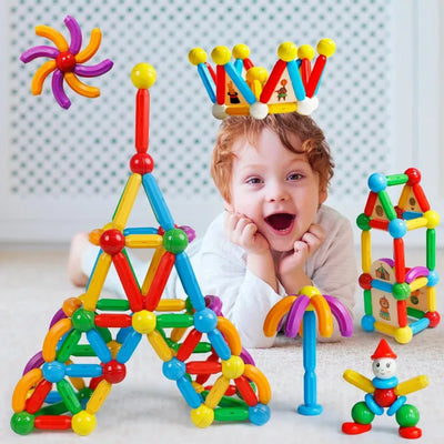 Magnetic Building Blocks Toy – 36 & 42-Piece Set