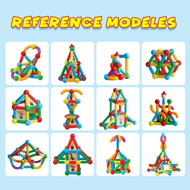 Magnetic Building Blocks Toy – 36 & 42-Piece Set